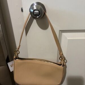 Elegant  patent leather Nude or Tan Women's Bag